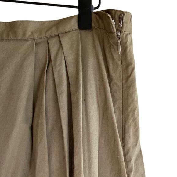 Coldwater Creek Tan Embroidered Full Midi Skirt Women's Size Medium - Picture 5 of 10